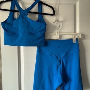 Vitality Pulse Neon Blue Active Wear Set